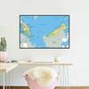 Geographic Map English Map Malaysia Map Canvas Painting Living Room Home Decoration Children School Supplies