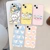 C-ChiikawaS Cute Phone Case Silicone Soft for Iphone 15 14 13 12 11 Pro Mini XS MAX 8 7 6 Plus X XS XR Cover