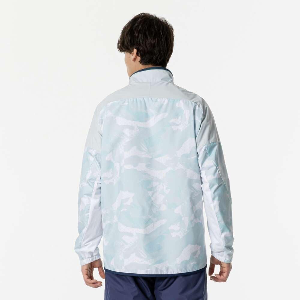 Atmungsaktiver Thermo-Wärmer Trainingsgröße S Jacke, Feuchtigkeitsableitend, Wärmeerzeugend, Wasserabweisend, Winddicht, Gebürstet, Weiß, (Produktcode 32MEB541)