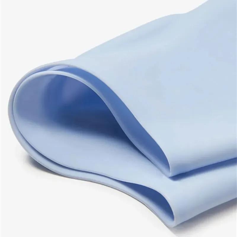 Swimming Cap Silicone Waterproof Swim Hat for Men Women Adult Kids Pool Caps Diving Swimming Equipment Elastic Caps 2025