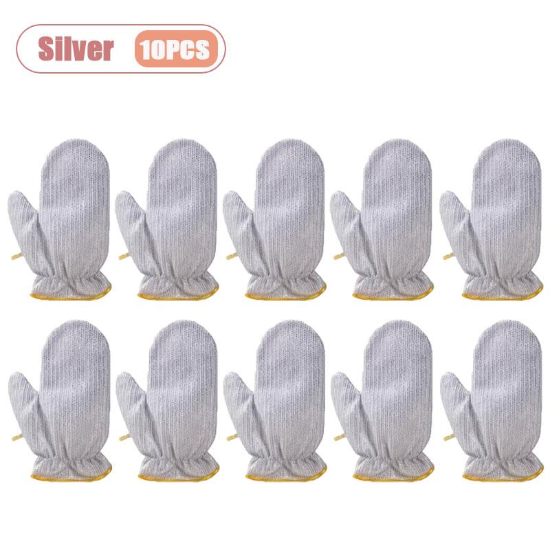 1-20PCS Wire Dishwashing Gloves Scouring Cleaning Ball Heat Resistant Oil Removal Multifunction Kitchen Cleaning Tool