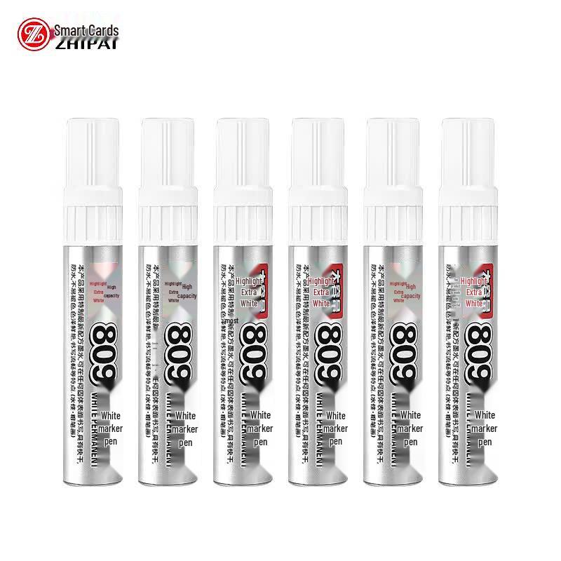 Zhipai 809 White Refillable Marker Pen