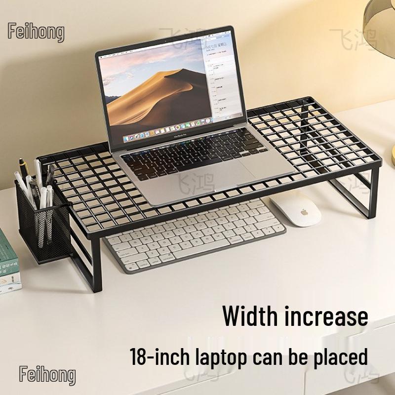 Adjustable Desktop Stand for Laptop and Monitor Cooling
