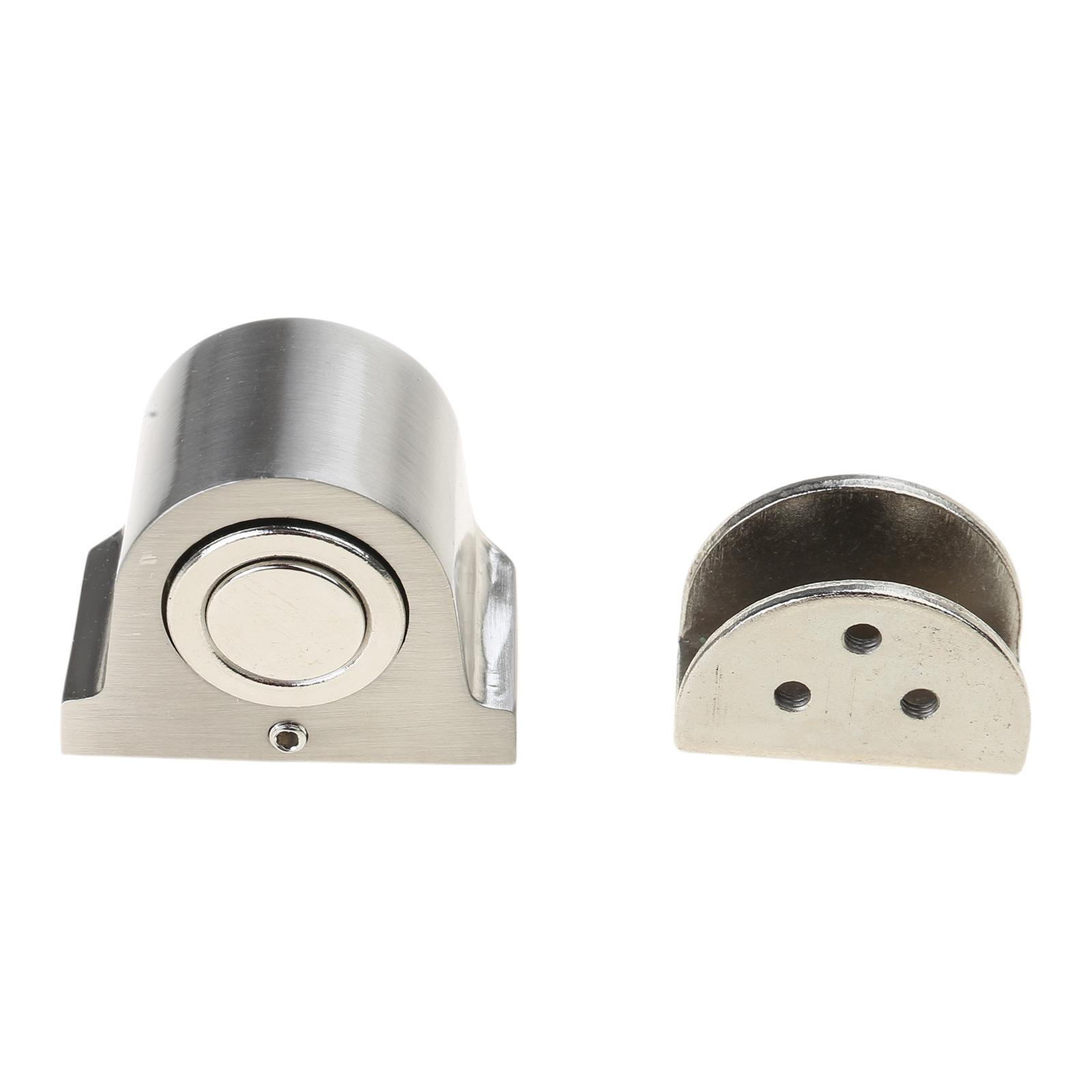 

Стальной магнитный дверной стопор, современный минималистский магнитный дверной фиксатор, простая установка для стеклянных дверей в домах и офисах