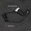 Clip 3.5mm Plug Headset for Xiao-mi Ergonomic Headphone Outdoor Walkie Talkie