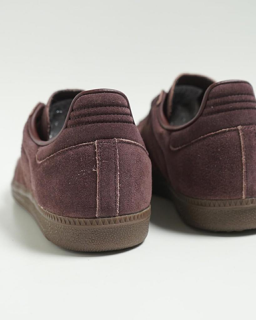 Adidas Originals Samba OG Size Shadow Brown Sneakers, Unisex, Low-Cut Lace-Up Shoes, 28.0cm (JI3211), (JI3211)