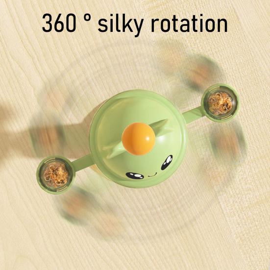 Wobbling Cat Toy with Suction Cup Interactive Cat Teaser Wand Toy with Gall Fruit Balls Treat Dispenser Toy for Indoor Cats Entertainment