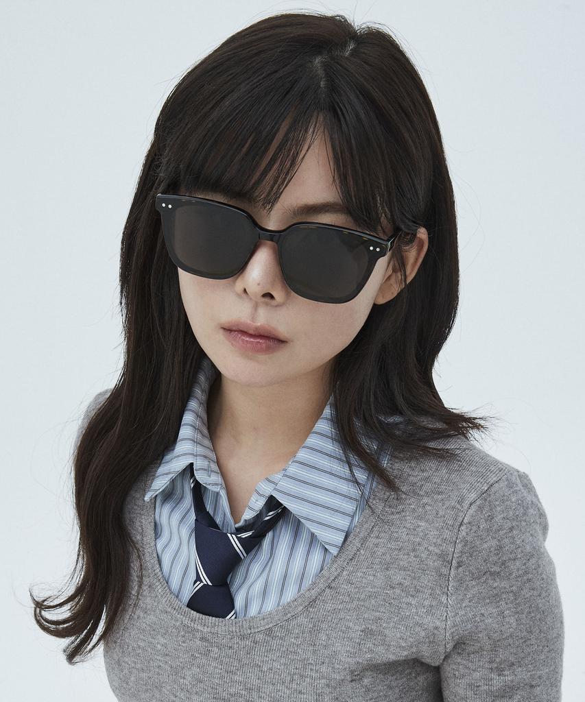 Alloaiweeo [Silverbite] Sbs1603 1818G Flat Bar Square Tortoise Sunglasses
