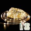 Rainbow 120 LED, 12m Outdoor Solar Neon Tube Lights, Waterproof Decorative Fairy Strip Lights