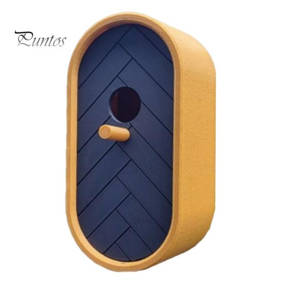 

Напечатанный на 3D-принтере домик для птиц, настенный домик для диких птиц, декоративный садовый домик для птиц небольших размеров, колибри, крапивников, вьюрков чёрный