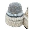 Plush Knitted New Autumn and Winter Striped Thickened Fisherman's Hat Children's Ear Protection Cold Personalized Bucket Hat Tide