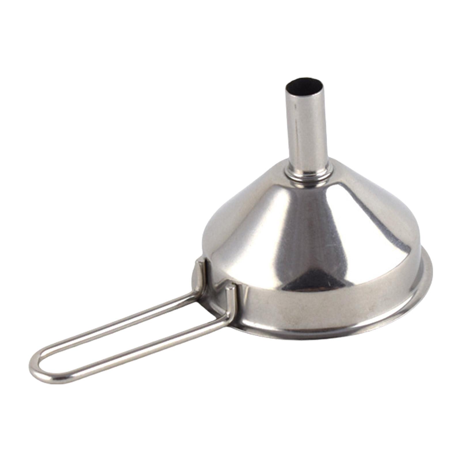 

Воронка из нержавеющей стали с широким горлом, коническая воронка для переливания жидкостей и масел, кухонные принадлежности для приготовления пищи S