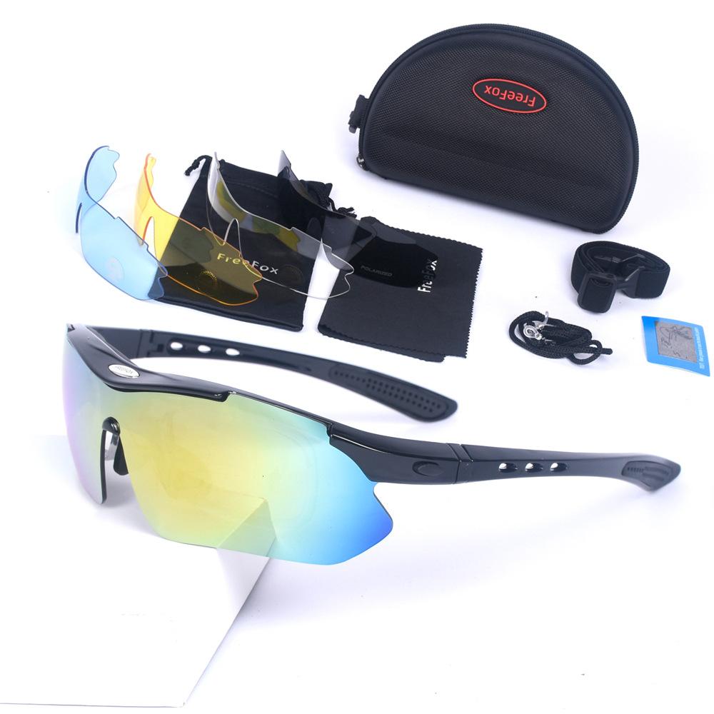 Polarized Riding Glasses Set 0089 Bicycle Goggles Outdoor Fishing Sports Sunglasses