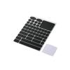 ELECOM V Custom Mouse Grip Grip Tape Gaming Mouse Gaming Keyboard Pre-cut General Purpose Anti-slip Anti-slip Ultra-thin Sheet 0.6mm Black GWVG600PCBK