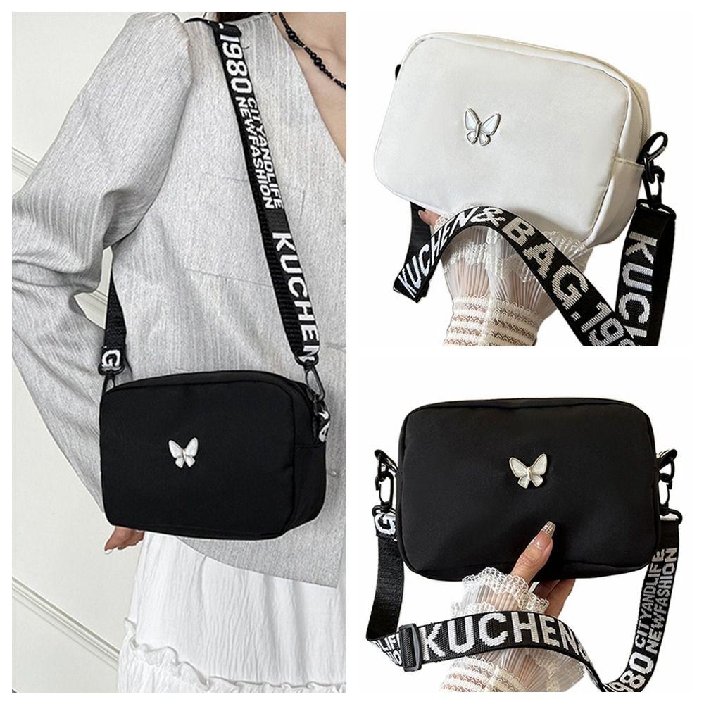 

Butterly Shoulder Bag Black&white Mini Sqaure Bag Creative Messenger Bag