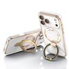 Applicable to Apple 11ProMax mobile phone case 11 solid color fulcrum magnetic suction bracket 11 electroplating 11 anti-drop protective case moisture