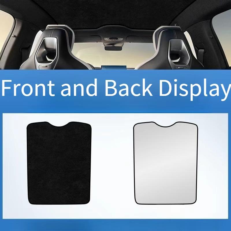 Sunroof Sunshade Heat Insulation Sun Visor, Non-Sagging Panoramic Sunshade For Xpeng G6 LHD 2024-2026 Silicone Suede Material