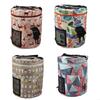 KX4B DIY Yarn Thread Sewing Tools Storage Bag Knitting Crochet Tote Bag with Shoulder Strap Handles