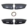 Per KIA EV6   Copertura Modanatura Specchietto Laterale 1 Paio ABS Nero Cappuccio Stile Fibra di Carbonio Durevole Facile da Installare