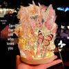 Romantic Qixi Butterfly Lamp Gift Set for Girls & Couples: Decor & Birthday Surprise