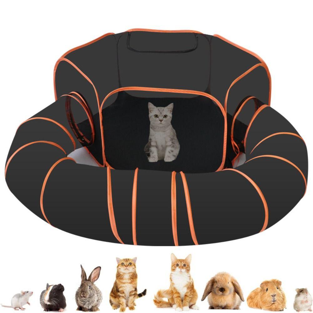Foldable Enclosure Cat Tents Large Space Puppy Fence Portable Pet Cage  Rabbit
