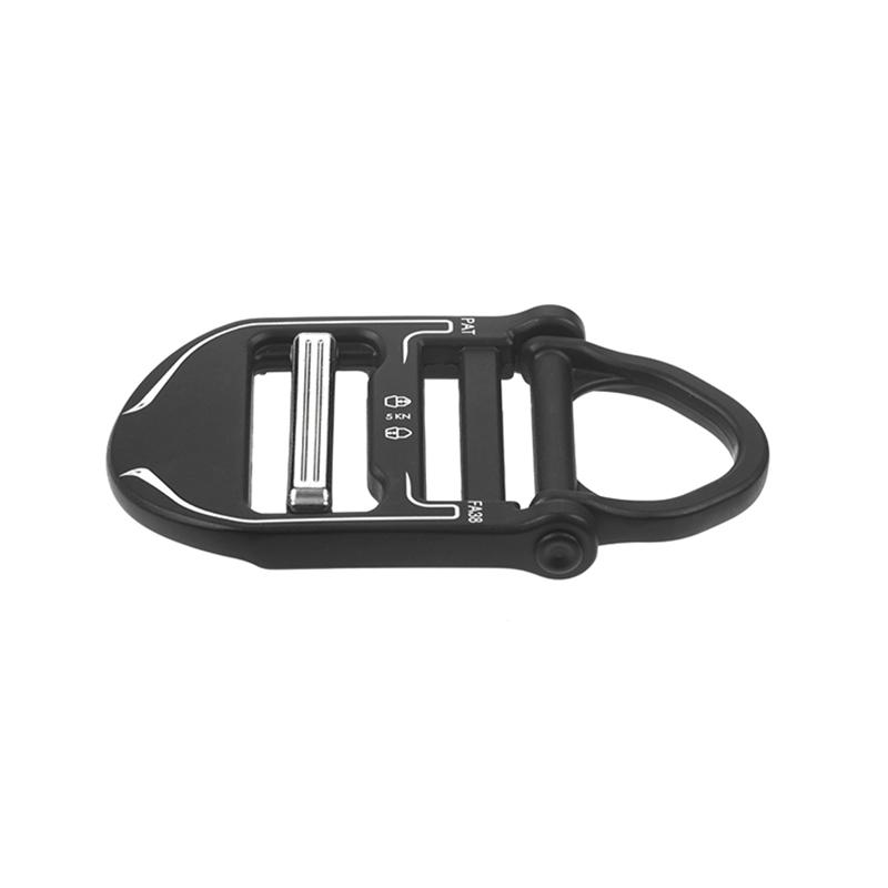 Quick Release 38mm Tactical Belt Buckle Customizable Logo Black Metal Nylon Belt Buckle Head