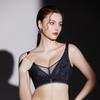 Adjustable Underwear Women's Lace Bra Large Breasts and Side Breasts with Steel Rings High-end Comfortable Push-up Bra