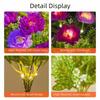 7 Heads LED Snow Lotus Lights Colorful Waterproof LED Simulation Flower Lights Solar Powered Decorative Outdoor Solar Lights