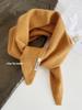 Women's 100% Wool Knitted Triangle Scarf – Warm, Versatile, Multifunctional Headscarf.