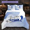 Hertha BSC FC Biancheria da Letto a Tema Set 3 Pezzi Copripiumino Biancheria da Letto Decorativa Per Stanza Adolescenti Decorazione Casa