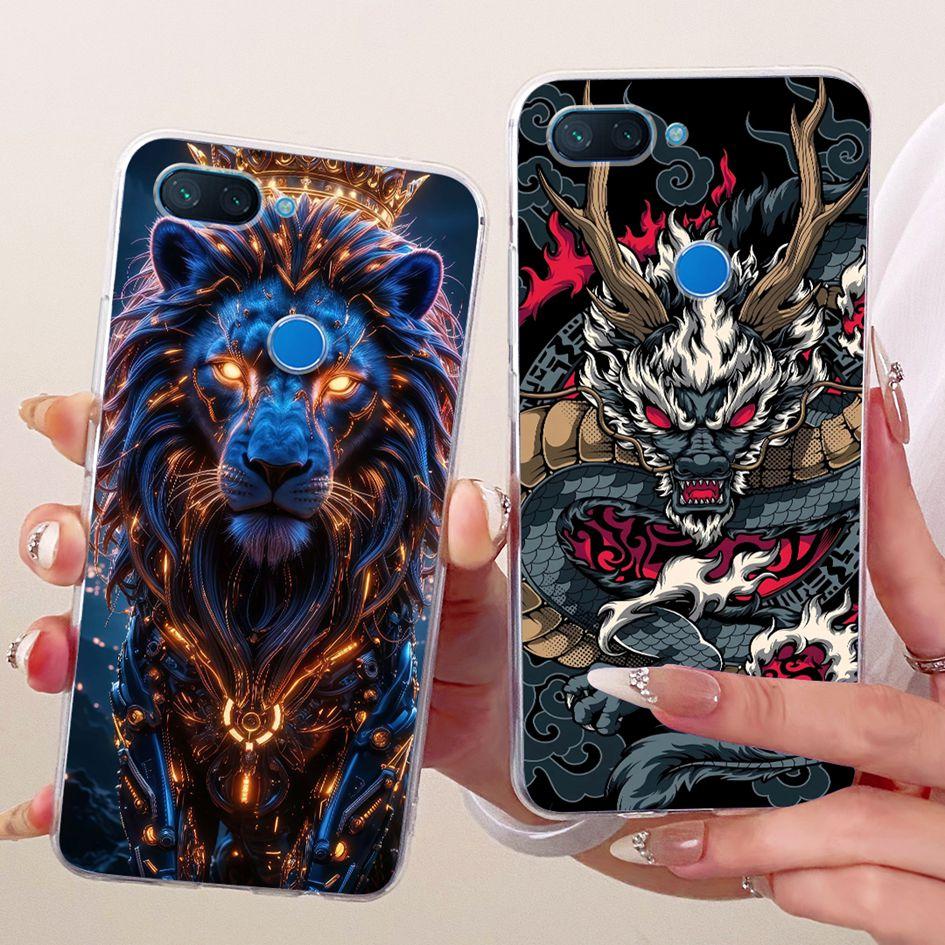 Für Xiaomi Mi 8 Lite Hülle Beliebte Blume Weiche Klare Silikon Schutzhülle Für Xiaomi Mi 8 SE Funda Mi8 Pro Mi8Lite TPU Hülle