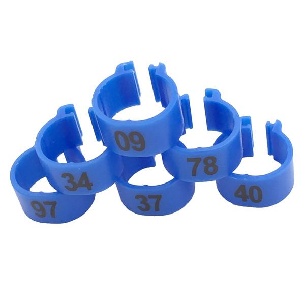 Inner Diameter 10mm Pigeon Leg Ring Poultry Pigeon Bird Parrot Clip Ring with Foot Ring Pigeon Supplies Bird Utensils 100Pcs/Set