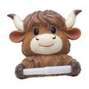 Cow Toilet Paper Holder Shelf Cartoon Waterproof Resin Toilet Roll Holder for Shower Room Lavatory Kitchen Bathroom Home Decor