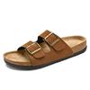 Fashion New Leather Men Sandals Summer Men's Sandals Women Slippers Outdoor Beach Lightweight Zapatos Hombre Durable Non-Slip Footwears