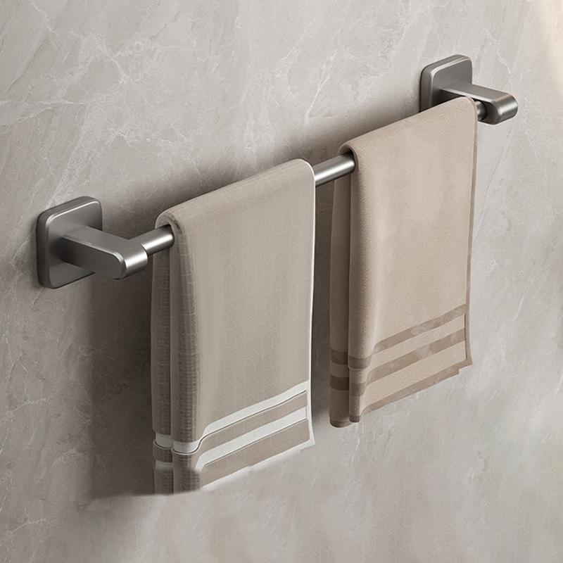 30/40/50Cm Self-Adhesive Bathroom Towel Rack Holder Without Drilling Kitchen Cabinet Dishcloth Rack Hand Towel Hanger Rod