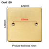 Stainless Steel Bottom Box Panel 86 /120 Type Blank Panel New Embedded Panel