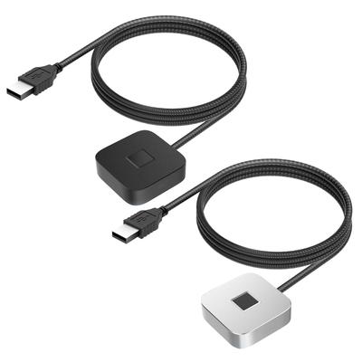 Fingerprint Scanner with 1ft Cable For Windows Hello Fingerprint Reader Portable USB Fingerprint Logger for Windows 11/11