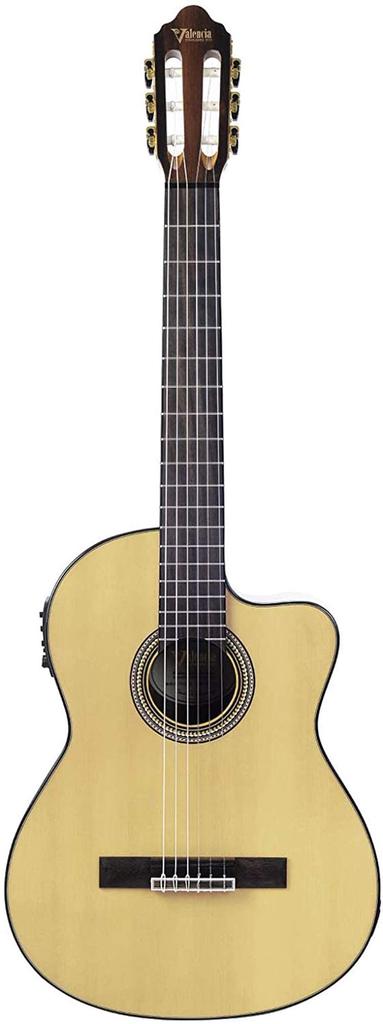Valencia Elegat Guitar with PU Total Length 995mm Weight VC564CE 1,800g