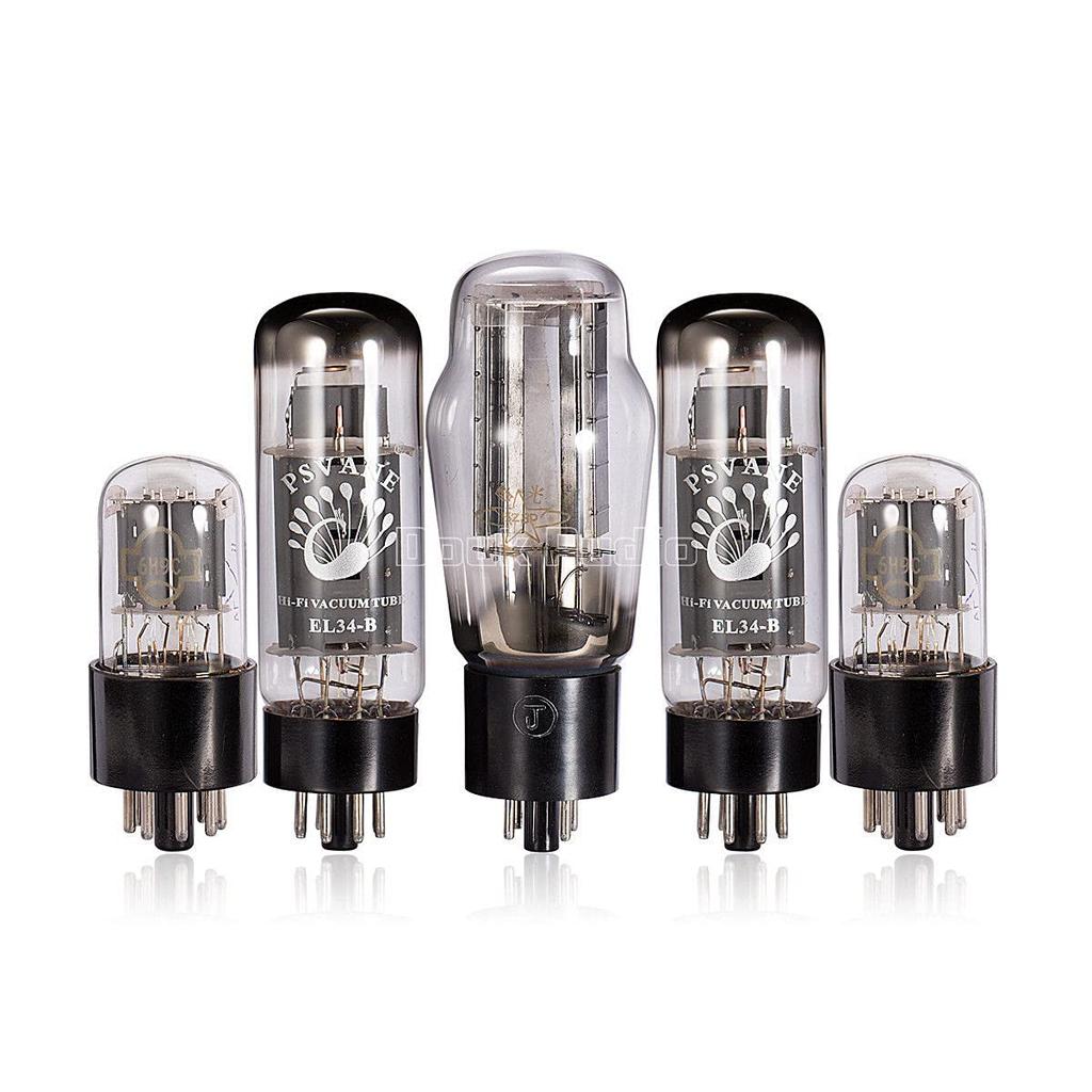 Nobsound Upper Edition 5U4G 6H8C EL34B HiFi EL34 Amplificatore valvolare completamente fatto a mano Amplificatore di potenza audio Amplificatore stereo Usi domestici