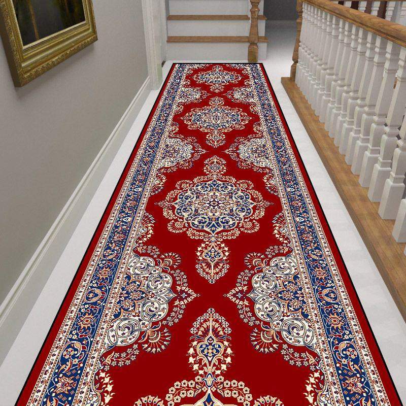 Bohemian Long Corridor Carpet Luxury European Decoration Hallway Rug Non-slip Easy Cleaning Floor Mat Stairway Runners Carpets