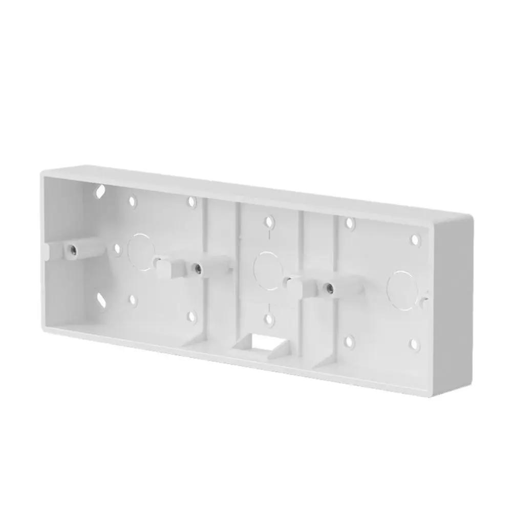 PVC Home Improvement On-Wall Mount Switch Box 86 Type Wall Surface Junction Box External Mounting Box