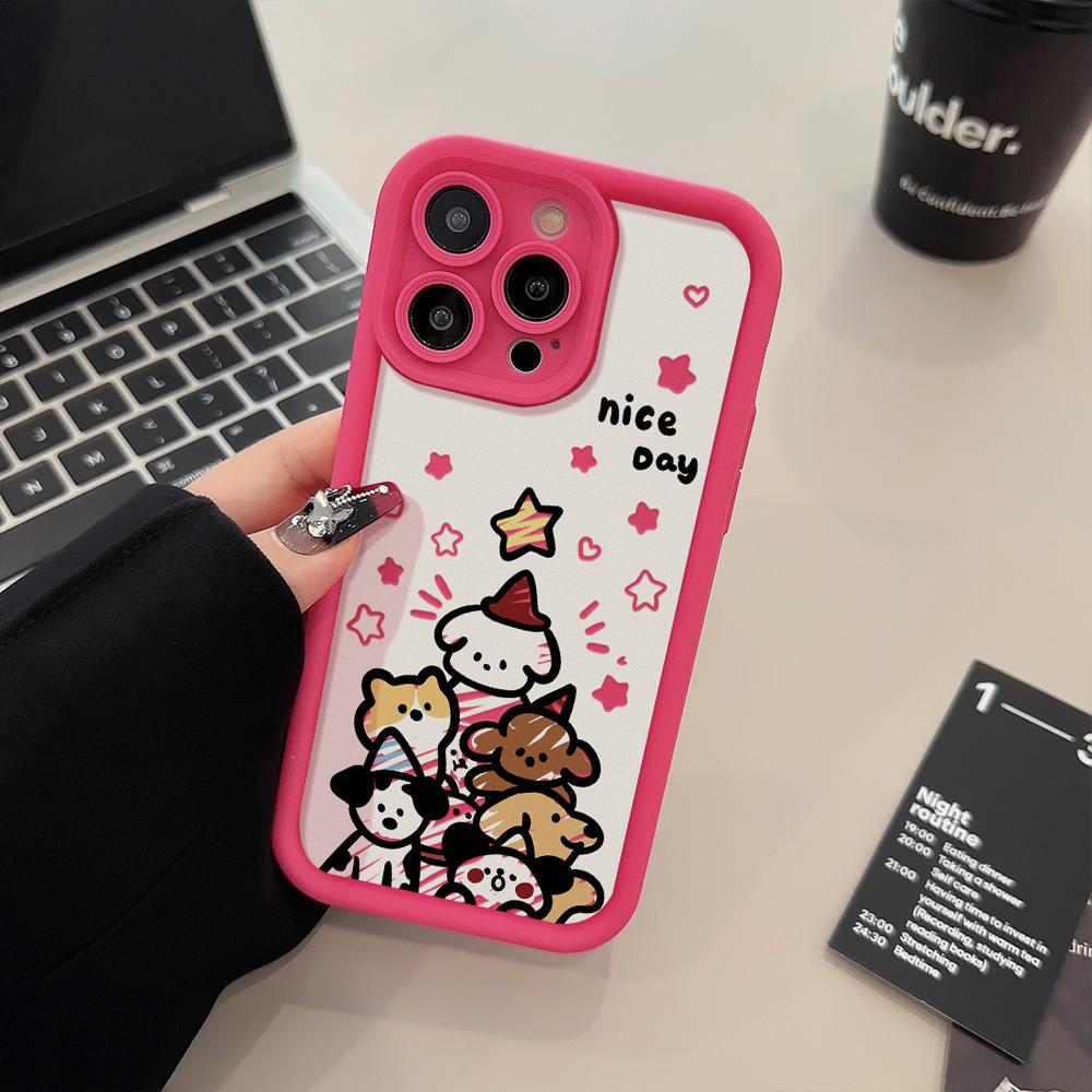 Weihnachts-Handyhülle für iPhone 11 13 12 14 15 16 Pro Max XR XS Samsung A15 A55 A05 Redmi 12 13C OPPO A16 A18 A60 Reno 11 Vivo Y17S Y12 Infinix Note