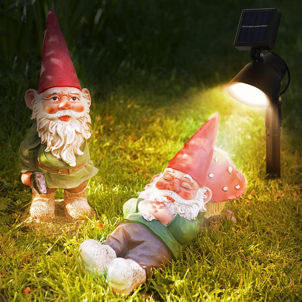 GWSOLAR Solar Außen Wasserdichte Strahler Warm 10 Einfach Keine Verkabelung oder Elektroarbeiten Solar LED Garten Außen Solar Automatisches Aufleuchten Ihres Blumenparks