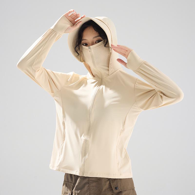 Couple's Ice Silk UV Protection Clothing - Ultra-thin, Breathable, Quick-drying, and Cooling Summer Wear.