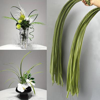 5 STK Simulierter Drahtblattmaterial Hochzeitsdekoration Pflanzendekoration Langlebige Kunstpflanze Landschaft Blumenkunst Mehrere Größen