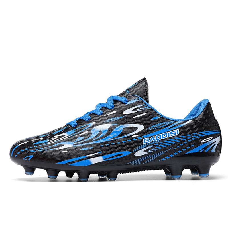 Fashion Men's Soccer Shoe TF/FG Non-Slip Turf Soccer Cleats Train Shoes Comfortable Simple Design Sneakers Casual Lace Up Football Boots