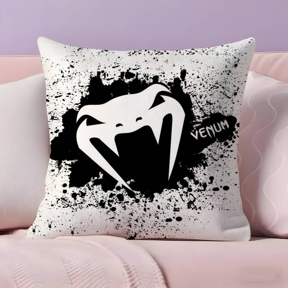 Stylový povlak na polštář V-Venum Ultra měkká tkanina šetrná k pokožce Pohodlí jako v oblacích & Skrytý zip