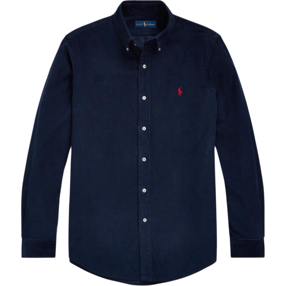 

Polo Ralph Lauren FW25 Small Pony Logo Embroidered Corduroy Long Sleeve Shirt Classic Edition Men shirts 710815620-006 M