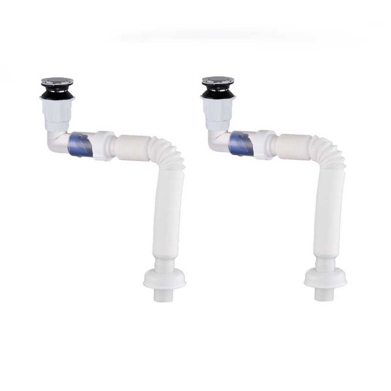 1-3PCS Multi Functional Universal Drain Hand Wash Basin Drain Pipe Basin Drain Pipe Non Adhesive Kitchen Drain Extension Pipe