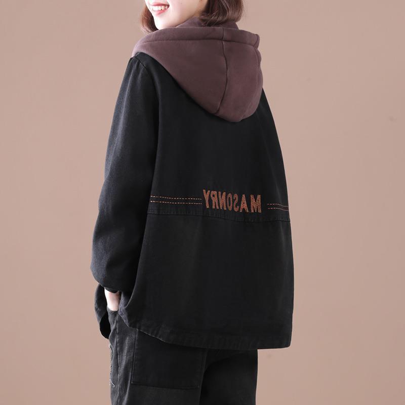 Damen Lässige Jeansjacke mit Fleecefutter - Herbst/Winter 2025 Koreanischer Stil